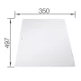 Blanco Axia III 45 S gránit mosogató csepegtető felülettel és üveg vágólappal 78x51 cm, fekete 525840