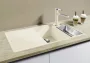 Blanco Axia III 6 S-F fekete Silgránit mosogató excenterrel, üveg vágólappal, jobbos 525854
