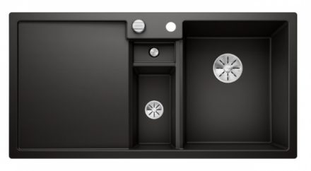 Blanco Collectis 6 S gránit mosogató csepegtetővel 100x51 cm kiegészítőkkel, jobbos / fekete 525866