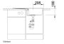 Blanco Metra 5 S gránit mosogató csepegtetővel 86x50 cm lefolyógarnitúrával, fekete 525919