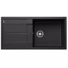   Blanco Metra XL 6 S gránit mosogató csepegtetővel 100x50 cm, fekete 525930