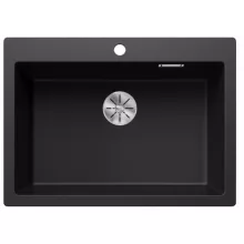   Blanco Pleon 8 egymedencés gránit mosogató 70x51 cm, fekete 525957