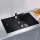 Blanco Zia 45 S Silgranit mosogató 78x50 cm lefolyógarnitúrával és excenterrel, fekete 526012
