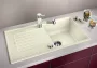 Blanco Zia 5 S Silgranit mosogató 86x50 cm csepegtető felülettel és excenterrel, fekete 526015