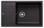 Blanco Zia XL 6 S Compact gránit mosogató csepegtetővel 78x50 cm, fekete 526019