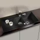 Blanco Zia 6 S Silgranit két medencés 100x50 cm mosogató távműködtetővel, fekete 526020