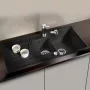 Blanco Zia 6 S Silgranit két medencés 100x50 cm mosogató távműködtetővel, fekete 526020