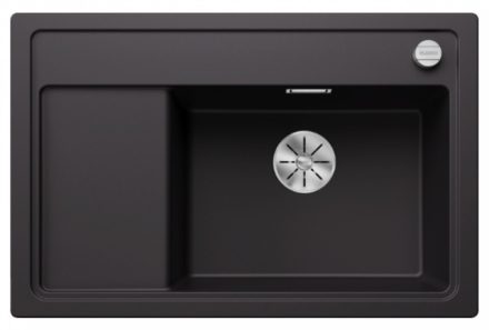 Blanco Zenar XL 6 S Compact gránit mosogató 78x51 csepegtetővel, jobbos / fekete 526052
