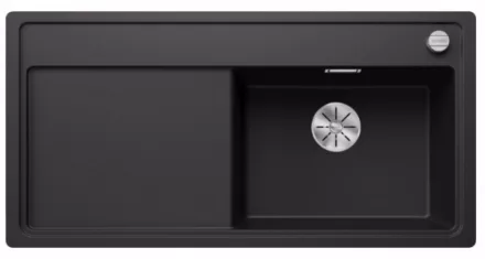 Blanco Zenar XL 6 S-F gránit mosogató csepegtetővel és lefolyógarnitúrával 99x50 cm, jobbos / fekete 526068