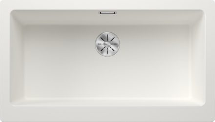 Blanco Vintera XL 9-UF egymedencés gránit mosogató 89,6x51 cm, fehér 526105