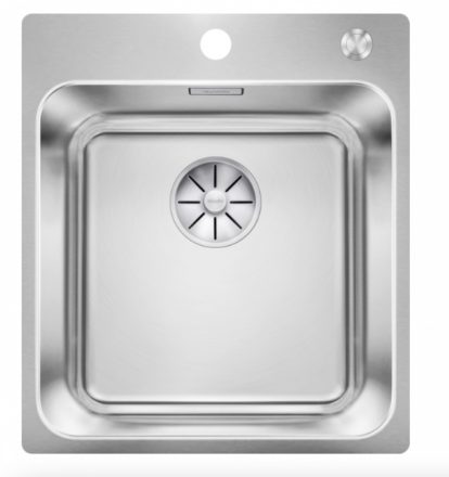 Blanco Solis 400-IF/A fényezett rozsdamentes acél mosogató 44x50 cm lefolyó távműködtetővel 526119