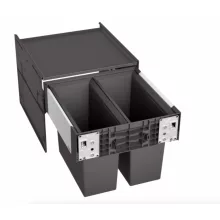   Blanco Select II 45/2 bútorfrontra szerelhető hulladékgyűjtő, fekete 526200