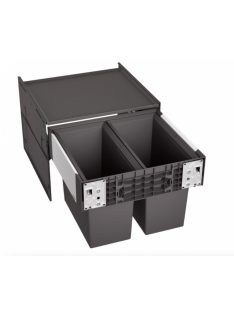   Blanco Select II 50/2 két tárolós szekrénybe építhető hulladékgyűjtő, fekete 526201