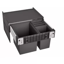   Blanco Select II XL 60/3 bútorfrontra szerelhető hulladékgyűjtő, fekete 526205