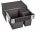 Blanco Select II XL 60/3 bútorfrontra szerelhető hulladékgyűjtő, fekete 526205