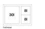 Blanco Select II XL 60/3 bútorfrontra szerelhető hulladékgyűjtő, fekete 526205