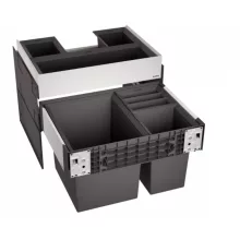   Blanco Select II XL 60/3 Orga bútorfrontra szerelhető hulladékgyűjtő, fekete 526210