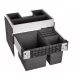 Blanco Select II XL 60/3 Orga bútorfrontra szerelhető hulladékgyűjtő, fekete 526210