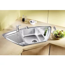   Blanco  TIPO 9E Rozsdamentes acél mosogató 93x51 kiegészítőkkel, selyemfényű 526338