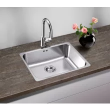   Blanco Supra 500-IF egymedencés fényezett rozsdamentes acél mosogató 54x44 cm kiegészítőkkel 526351