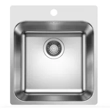   Blanco Supra 400-IF/A R12 egymedencés rozsdamentes acél mosogató 44x50 cm, fényezett 526352