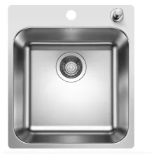   Blanco Supra 400-IF/A R12 egymedencés fényezett rozsdamentes acél mosogató 44x50 cm 526353