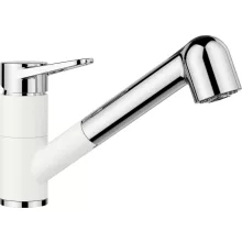   Blanco Wega-S II magas nyomású konyhai csaptelep kihúzható fejjel, fehér/króm HD 526421