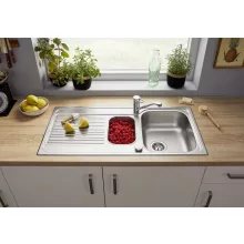   Blanco Tipo II 6S rozsdamentes acél mosogató 100x50 cm tartozékokkal, natúr 526622