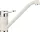 Blanco Wega II álló mosogató csaptelep, törtfehér/króm HD 526980