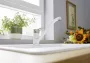 Blanco Wega II álló mosogató csaptelep, törtfehér/króm HD 526980