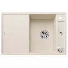   Blanco Axia III 45 S gránit mosogató csepegtető felülettel és üveg vágólappal 78x51 cm, törtfehér 527035