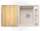 Blanco Axia III 5 S törtfehér Silgránit mosogató 91,5x51 cm excenterrel, fa vágódeszkával 527040