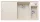 Blanco Axia III 6 S két medencés gránit mosogató 100x51 cm üveg vágódeszával, jobbos / törtfehér 527045
