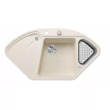 Blanco Blancodelta II SILGRANIT gránit mosogató csepegtetővel 106x58 cm törtfehér 527055