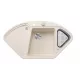 Blanco Blancodelta II SILGRANIT gránit mosogató csepegtetővel 106x58 cm törtfehér 527055