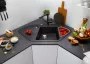 Blanco Blancodelta II SILGRANIT gránit mosogató csepegtetővel 106x58 cm törtfehér 527055