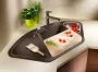 Blanco Blancodelta II SILGRANIT gránit mosogató csepegtetővel 106x58 cm törtfehér 527055