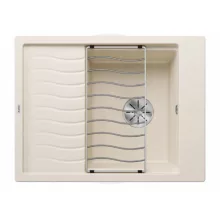   Blanco Elon 45 S gránit mosogató csepegtetővel 65x50 cm és kiegészítőkkel, törtfehér 527067