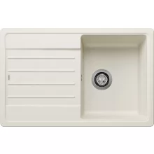   Blanco Legra 45 S gránit mosogató csepegtető felülettel 78x50 cm és lefolyógarnitúrával, törtfehér 527085