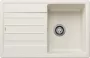 Blanco Legra 45 S gránit mosogató csepegtető felülettel 78x50 cm és lefolyógarnitúrával, törtfehér 527085