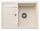 Blanco Metra 45 S Compact egymedencés gránit mosogató csepegtetővel 68x50 cm, törtfehér 527103