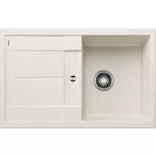   Blanco Metra 45 S gránit mosogató csepegtető felülettel 78x50 cm és lefolyógarnitúrával, törtfehér 527106