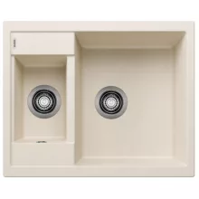   Blanco Metra 6 gránit mosogató 61,5x50 cm, lefolyógarnitúrával, törtfehér 527113