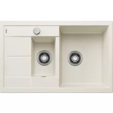   Blanco Metra 6 S Compact két medencés Silgranit 78x50 cm mosogató távműködtetővel, törtfehér 527114