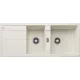 Blanco Metra 8 S két medencés gránit mosogató csepegtető felülettel 116x50 cm, törtfehér 527120