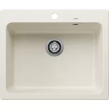   Blanco Naya 6 Silgranit mosogató 62x51 cm lefolyógarnitúrával, törtfehér 527128