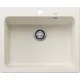 Blanco Naya 6 Silgranit mosogató 62x51 cm lefolyógarnitúrával, törtfehér 527128