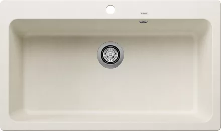 Blanco Naya XL 9 Silgranit 86x51 cm mosogató túlfolyóval és lefolyógarnitúrával, törtfehér 527133
