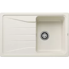   Blanco Sona 45 S egymedencés gránit mosogató csepegtető felülettel 78x50 cm, törtfehér 527149