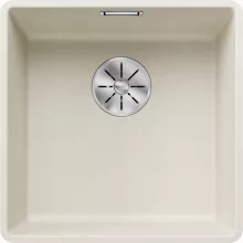   Blanco Subline 400-F gránit mosogató 42,7x42,7 cm lefolyóganitúrával, törtfehér 527165